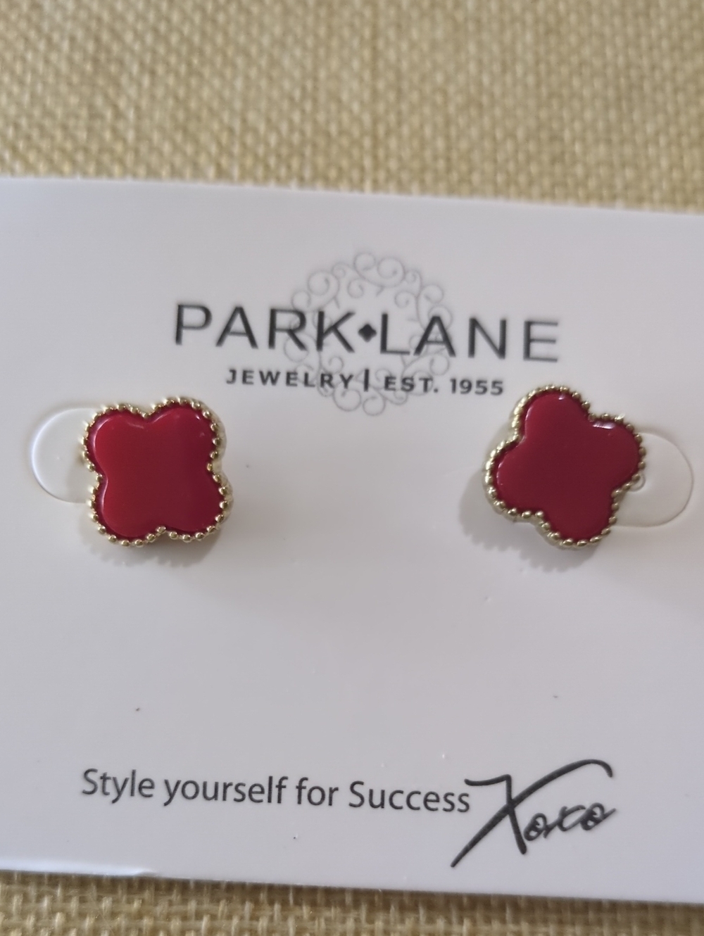 Red Lana Icon Earrings